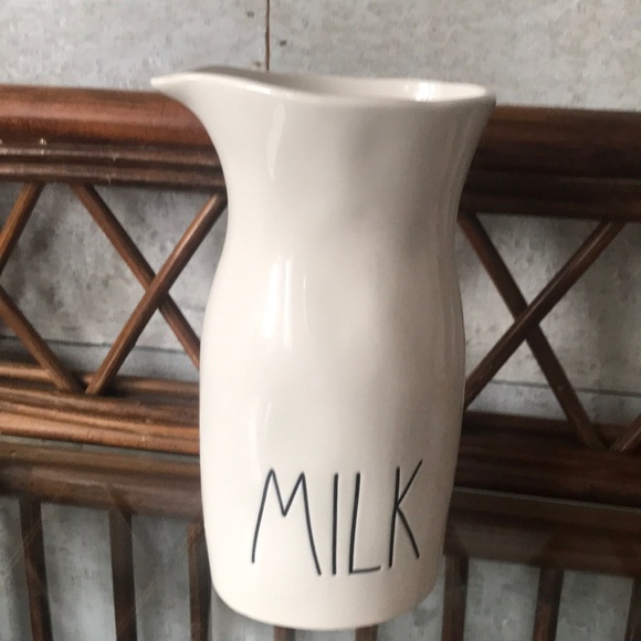Rae Dunn ceramic MILK pitcher - Picture 1 of 4